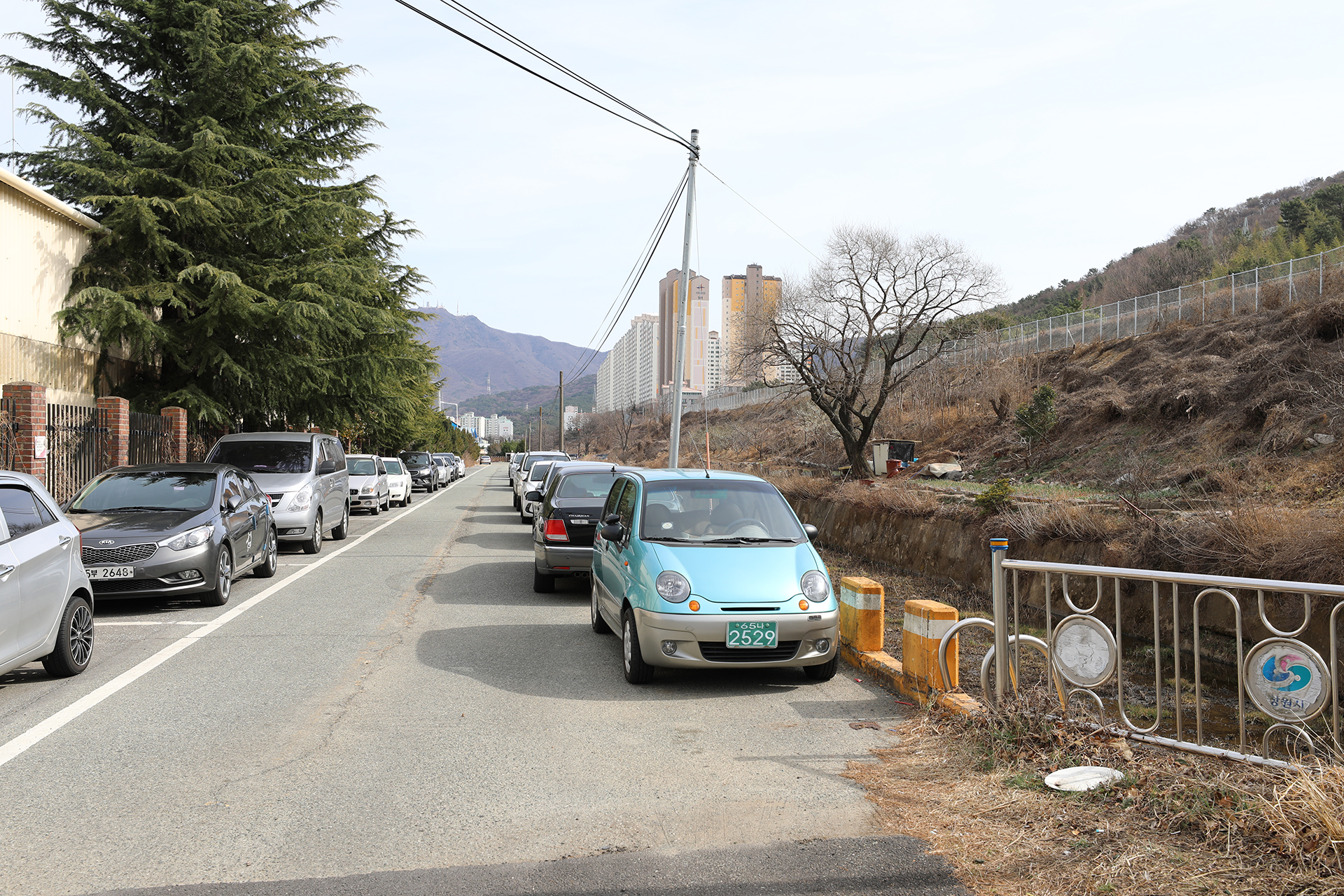 안민천 주차장